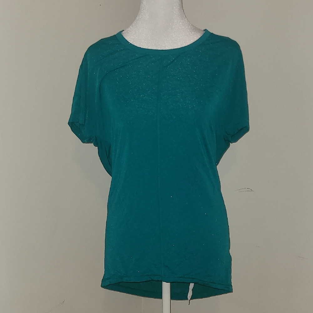 Lucy Blue Dolman Sleeve Relaxed T-Shirt